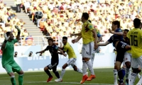 Colombia perdió en su debut mundialista.