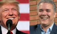 Donald Trump e Iván Duque.