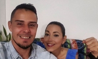 Luis Delgado y esposa.