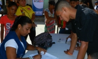 Jornada de atención de la Casa de Justicia Móvil en Zarabanda.