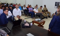 Segundo taller sobre el estudio de impacto ambiental para el trámite de licencia ambiental de las obras de certificación del aeropuerto Simón Bolívar.