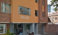 Fachada de Fecode en Bogotá.