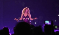 Shakira, durante su presentación en los Juegos Centroamericanos.
