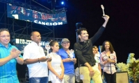 Leonardo Cohen ganador categoría canción inédita en Festival Juglares Vallenatos.