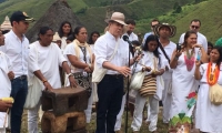 Juan Manuel Santos en Sierra Nevada.