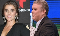 María Fernanda Yepes, actriz, e Iván Duque, presidente electo.