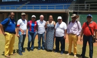 Inspección técnica al estadio de Béisbol por parte de la Federación Colombiana de ese deporte.