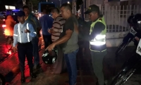 Operativo de tránsito realizado en Santa Marta.