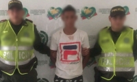 Ciudadano venezolano capturado con droga en Guacamayal, municipio de Zona Bananera.