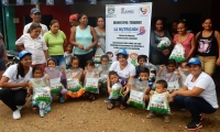 Aspecto de la entrega de los micronutrientes en Tenerife.