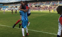 'Caballo' Márquez, celebrando el gol contra Cortuluá.