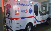 Con esta  unidad de transporte asistencial básico, son seis las ambulancias entregadas en los últimos días.