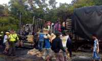 El hecho se registró en el kilómetro 16 de la vía Ciénaga-Barranquilla.