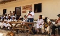 Presidente de Colombia, Iván Duque en la Sierra Nevada de Santa Marta