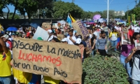 Imagen para ilustrar nota - Marcha en Santa Marta.