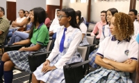 Estudiantes beneficiados por las becas.