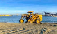 Limpieza de playa de Bahía de Santa Marta 