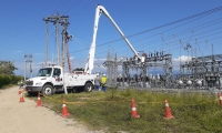 Obras para mejorar el servicio de energía en Fundación