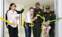 Inauguración de la Estación de Policía de Ciénaga.