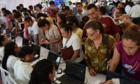 Migrantes venezolanos en Santa Marta - referencia.