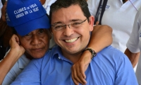 El alcalde de Santa Marta, Rafael Martínez.