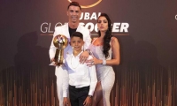 Cristiano Ronaldo en los Globe Soccer 2019.