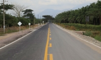 Tramo de la vía Loma del Bálsamo- Algarrobo.