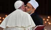 El Papa Francisco y el gran imán de Al Azhar, Ahmad Al Tayeb,