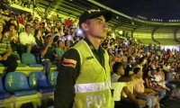 450 hombres de la Policía prestarán seguridad antes, durante y después del partido. 