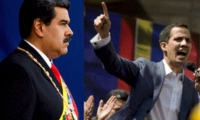 Nicolas Maduro y Juan Guaidó