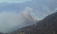 Incendio en la Sierra Nevada.