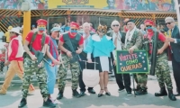 Mujer recibe amenazas e insultos por disfraz de Primera Dama en carnaval de Barranquilla