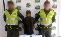 Adolescente detenido en El Banco.