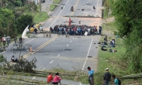 Se conoció que, indígenas liberaron a militar que tenían detenido en medio de protestas