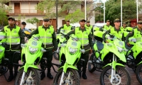 45 motos y dos patrullas recibió la Policía Metropolitana.