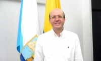 El alcalde encargado de Santa Marta, Andrés Rugeles. 