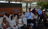 Carlos Caicedo y el gabinete popular de Fuerza Ciudadana. 