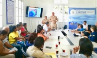 El Capitán de Fragata Ibis Manuel Luna Forbes, Capitán de Puerto de Santa Marta, invitó a los diferentes gremios a cumplir con estas medidas de seguridad.