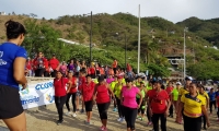 La programación recreodeportiva prevé la aerorumba, la cual establece maratones de aeróbicos en las diferentes playas y balnearios de Santa Marta.