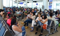 Vía aérea han arribado una gran cantidad de turistas a la ciudad.