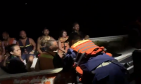 Rescate de turistas en Bahía Chengue.