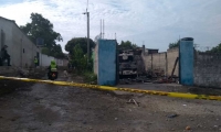 En esta casa donde ocurrió el asesinato, podría ser propiedad de los padres de Génesis.