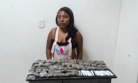 Mujer capturada por venta de drogas