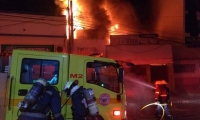 Fotos del local incendiado