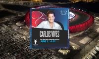 Carlos Vives en show de la Uefa Champions Festival en Madrid
