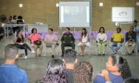 El conversatorio se realizó en la IED Pedagógico del Caribe, sede Ciudad Equidad
