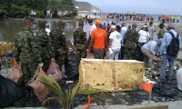 Ejército Nacional participa en la Playatón y Oxigenación de la playa Los Cocos de este sábado 