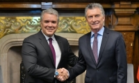 Presidentes de Colombia,Iván Duque y Argentina, Mauricio Macri