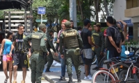 Los hinchas de Millonarios protagonizaron disturbios en El Rodadero el pasado 1 de junio.