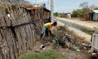 Inician labores de limpieza en canales de Ciénaga